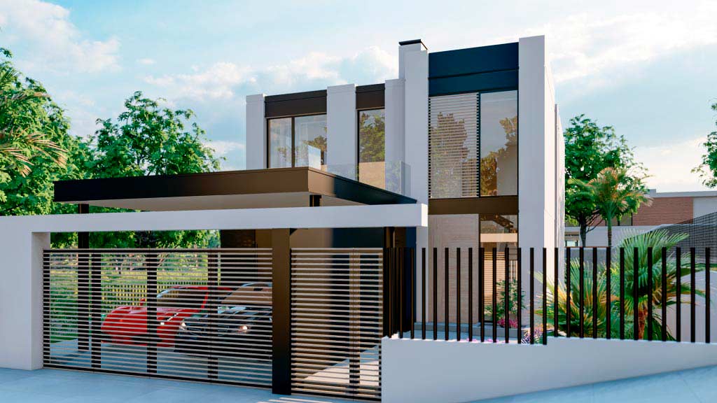 renders viviendas modernas
