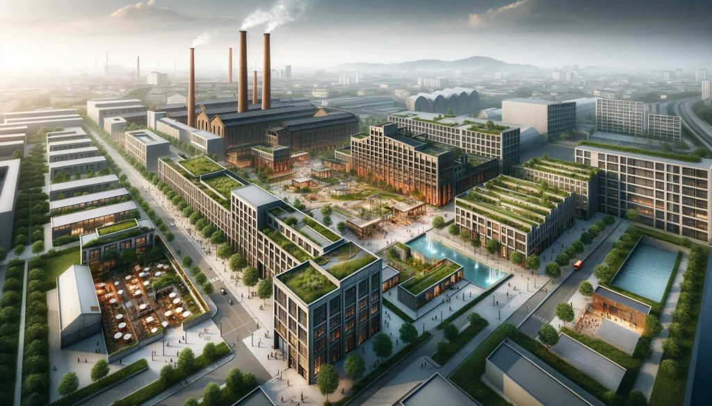 Revitalización de Distritos Industriales: Integración de Arte, Cultura y Comercio en Estructuras Históricas.